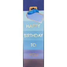 GIFT BAG,Happy Birthday Blue (Bottle)